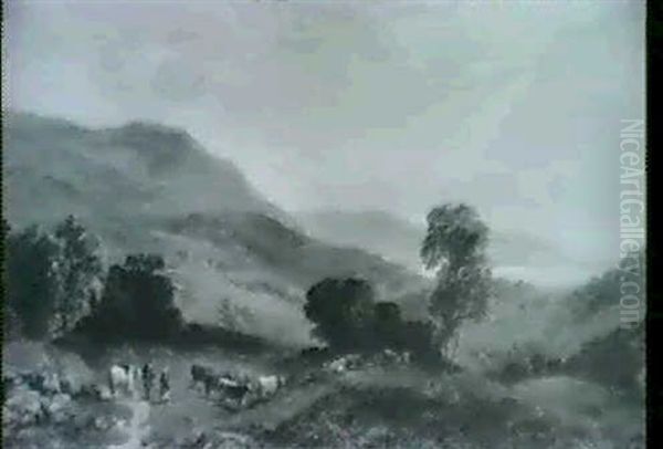 Near Bantry Bay, Ireland Oil Painting by George Shalders