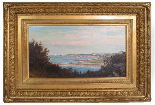 Pleasant Beach, Cohasset Oil Painting by Frank Henry Shapleigh