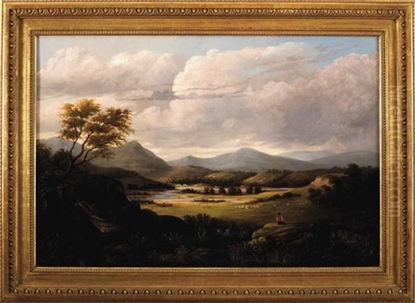 View Of The North Conway, New Hampshire Oil Painting by Frank Henry Shapleigh