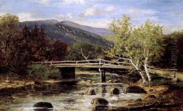 Mount Washington And Ellis River Oil Painting by Frank Henry Shapleigh