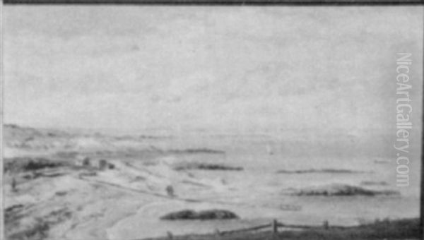 South Shore From Kimball's Oil Painting by Frank Henry Shapleigh