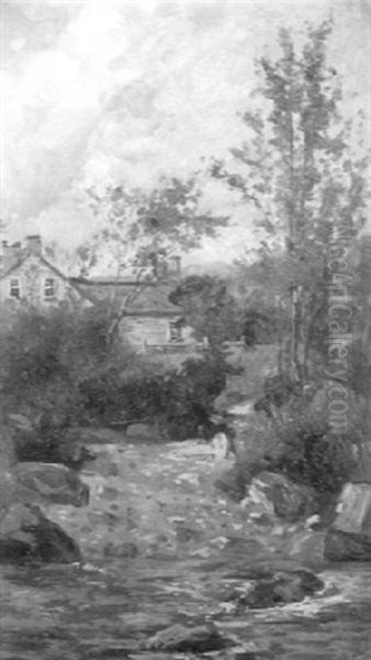 At Jackson N.h. Oil Painting by Frank Henry Shapleigh