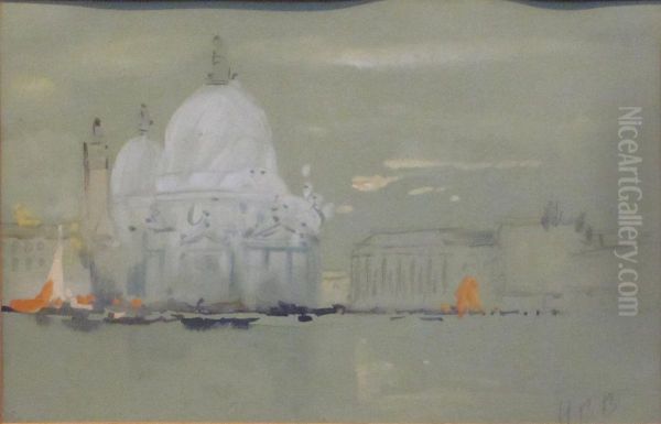 The Salute, Venice Oil Painting by Hercules Brabazon Brabazon