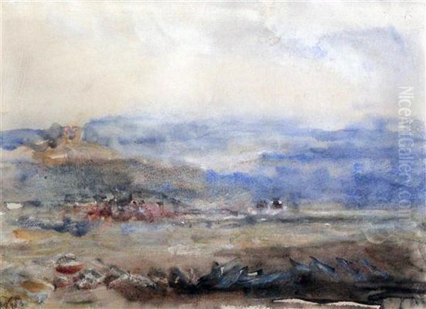 Landscape Oil Painting by Hercules Brabazon Brabazon