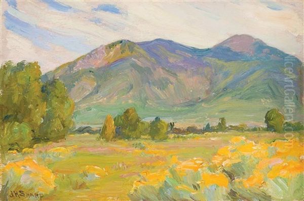 Taos Mountains by Joseph Henry Sharp