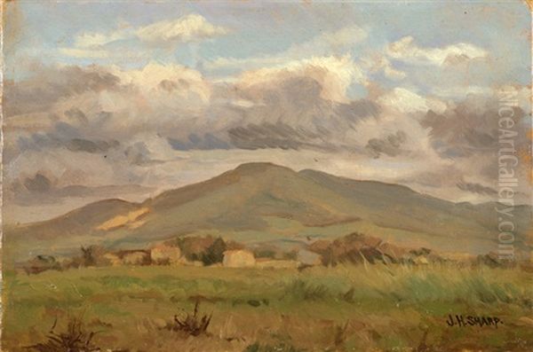 Southwestern Landscape by Joseph Henry Sharp