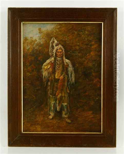 Portrait Of Chief by Joseph Henry Sharp