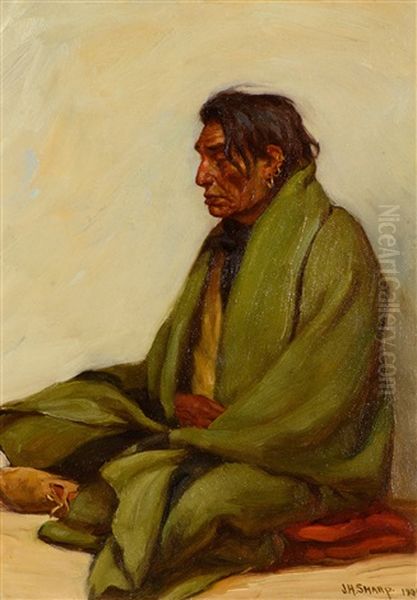 Chief Big-ox, Crow by Joseph Henry Sharp