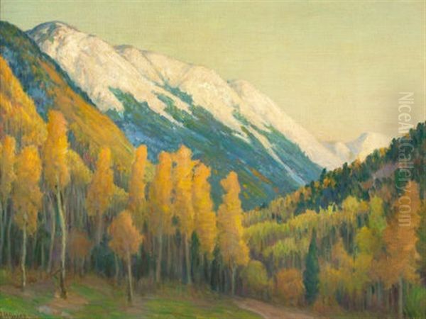 Twilight At Twinings (mt. Wheeler, New Mexico) by Joseph Henry Sharp