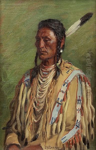 Does Everything-crow Chief, Custer And Reno Scout by Joseph Henry Sharp