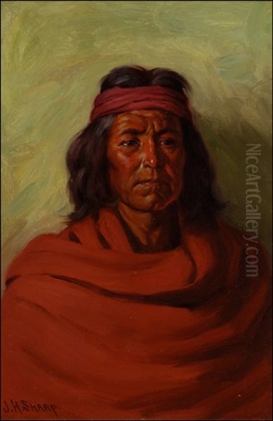 Y-yu-mah, Hopi Oil Painting by Joseph Henry Sharp