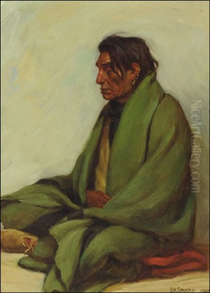 Chief Big-ox, Crow by Joseph Henry Sharp