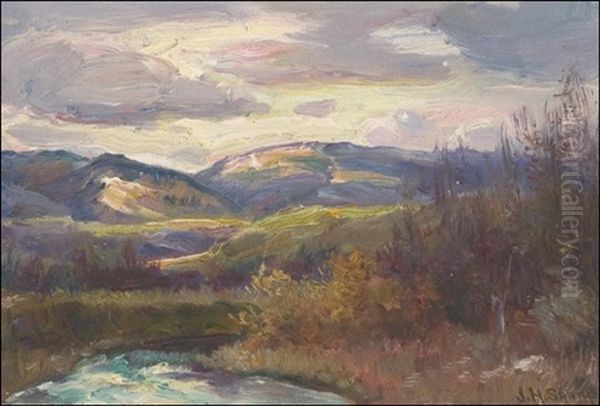 Montana Landscape by Joseph Henry Sharp