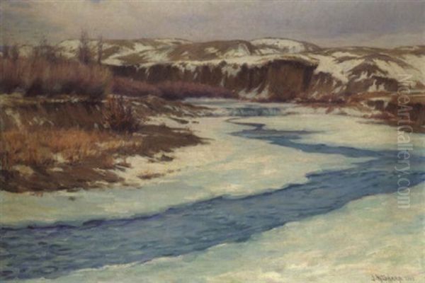 Montana Winter by Joseph Henry Sharp