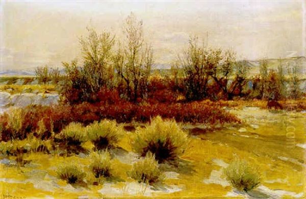 Lingering Snow by Joseph Henry Sharp