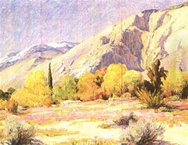 The Desert, Palm Springs, California by Joseph Henry Sharp