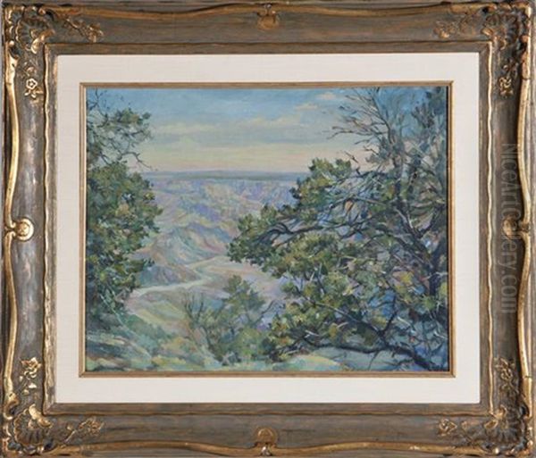 Grand Canyon Oil Painting by Louis Hovey Sharp