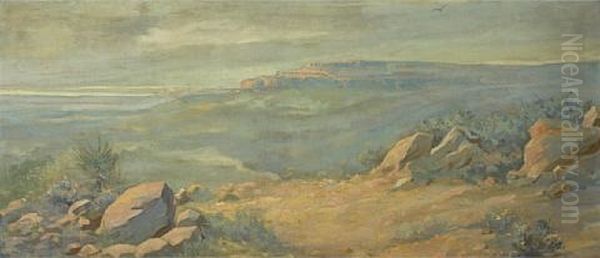 Grand Canyon Oil Painting by Louis Hovey Sharp