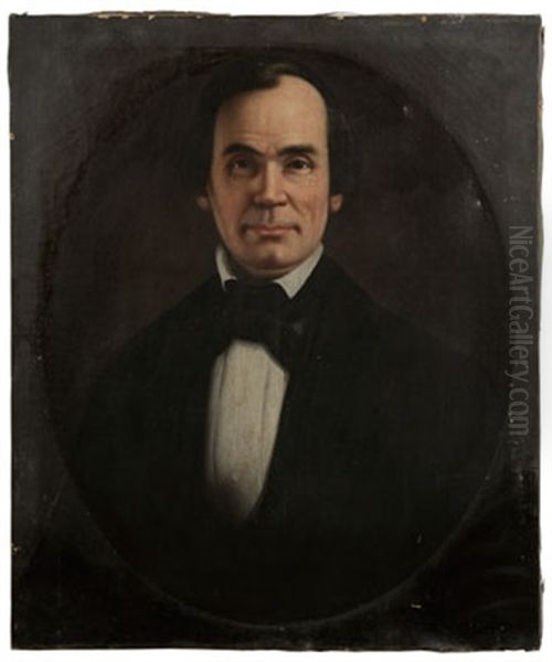 Andrew Johnson Oil Painting by Samuel M. Shaver