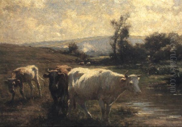 The Meadow Stream Oil Painting by Arthur Winter Shaw