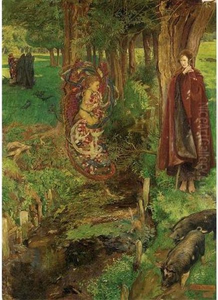 'time And Chance Happeneth To All. I Returned, And Saw Under The Sun, That The Race Is Not To The Swift, Nor The Battle To The Strong, Neither Yet Bread To The Wise, Nor Yet Riches To Men...' Oil Painting by John Byam Shaw