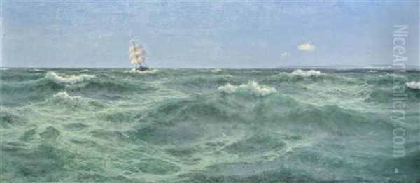 The Boundless Ocean Oil Painting by Walter James Shaw