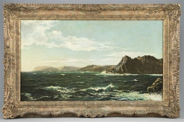 The Cornish Coast Oil Painting by Walter James Shaw