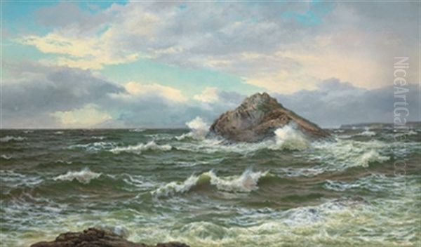 Klippen Vor Der Englischen Kuste Oil Painting by Walter James Shaw