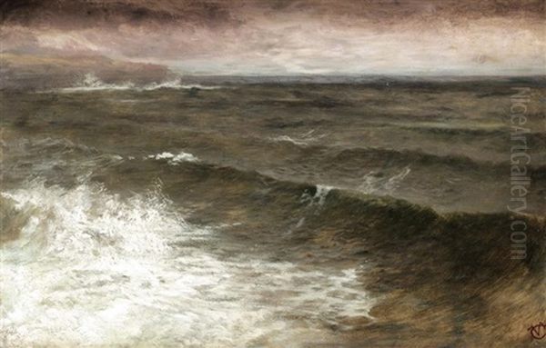 The Flowing Tide Oil Painting by Walter James Shaw