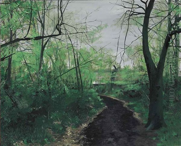 Scenes From The Passion: The Path Out Oil Painting by George Shaw