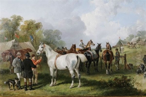 The Horse Fair Oil Painting by Charles Shayer