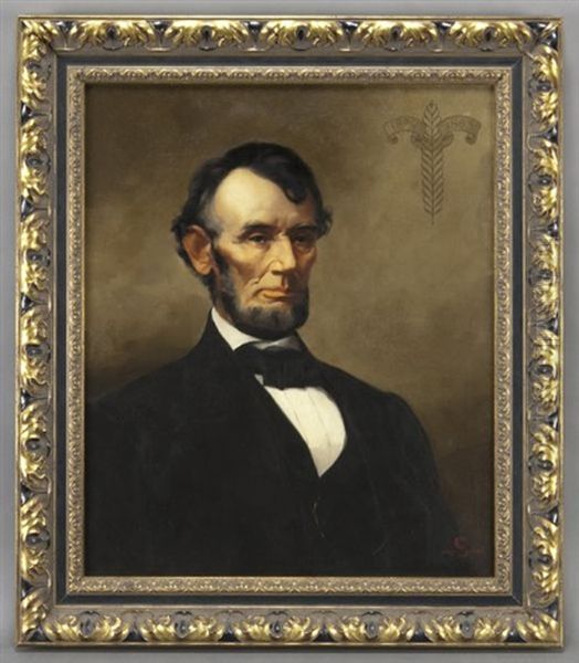 Abraham Lincoln Oil Painting by Charles M. Shean