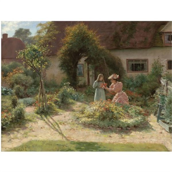 The Height Of Summer Oil Painting by Thomas Frederick Mason Sheard