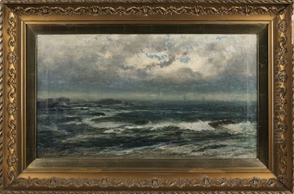 Coastal Scene Oil Painting by Christopher H. Shearer