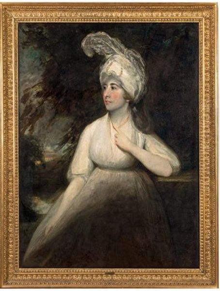 Portrait De Femme Oil Painting by Sir Martin Archer Shee