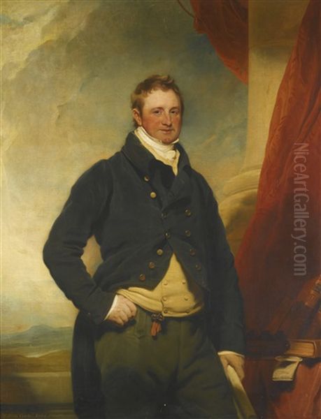 Portrait Of William Keppel, 4th Earl Of Albemarle Oil Painting by Sir Martin Archer Shee