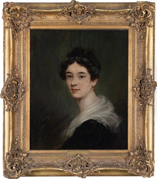 Miss Stevens, Countess Of Essex Oil Painting by Sir Martin Archer Shee