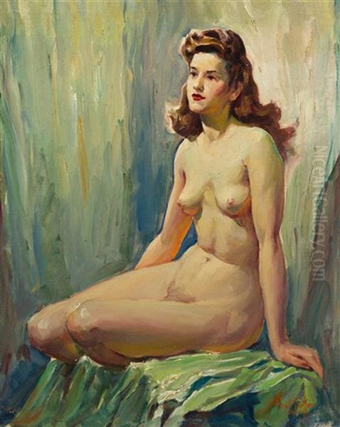 Nude Oil Painting by Glenn C. Sheffer