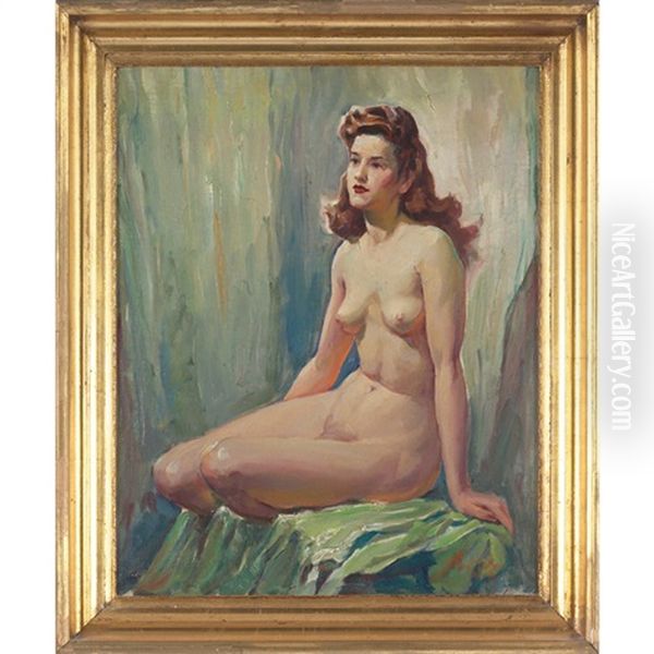 Nude Oil Painting by Glenn C. Sheffer