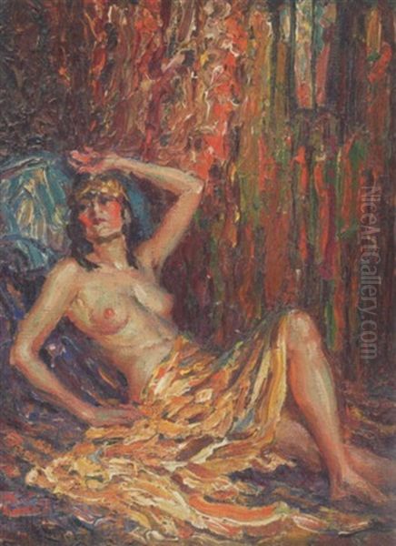 Gypsy Woman Oil Painting by Glenn C. Sheffer