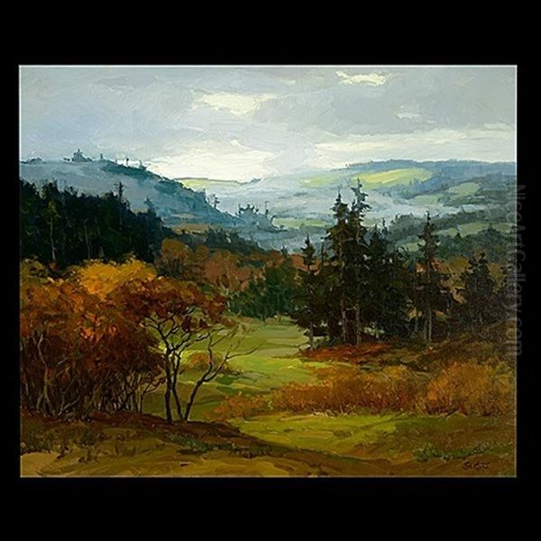 West Hills, Portland Oregon Oil Painting by Peter Winthrop Sheffers