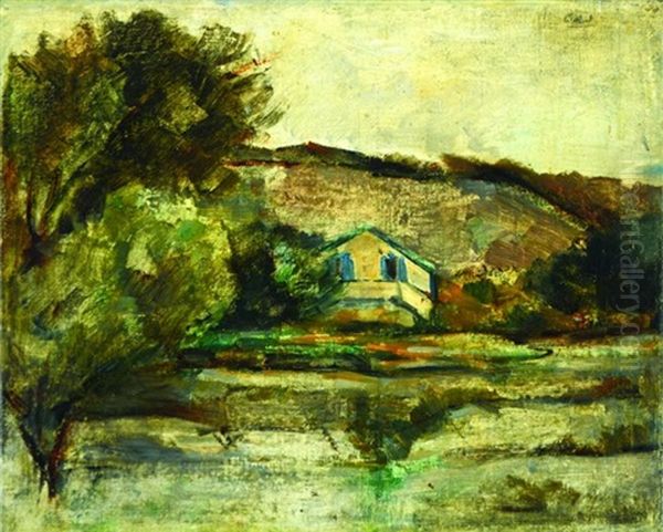 House Oil Painting by Menachem Shemi