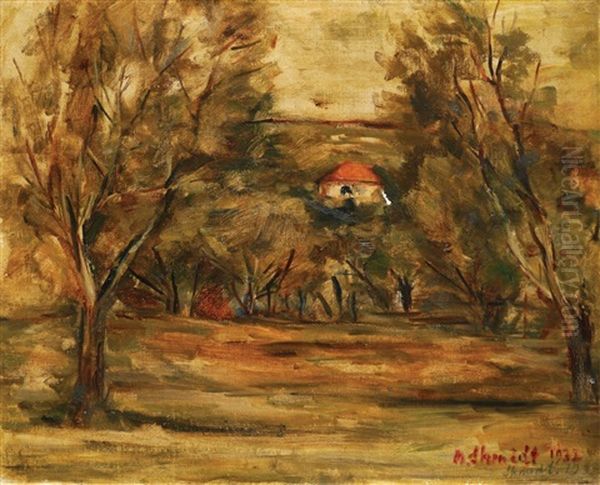 Landscape In The Galilee Oil Painting by Menachem Shemi