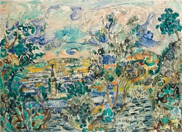 Safed Landscape by Menachem Shemi