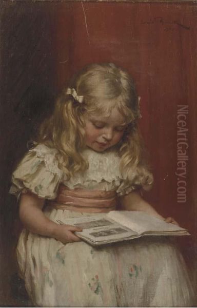 The Picture Book Oil Painting by Emil Brack