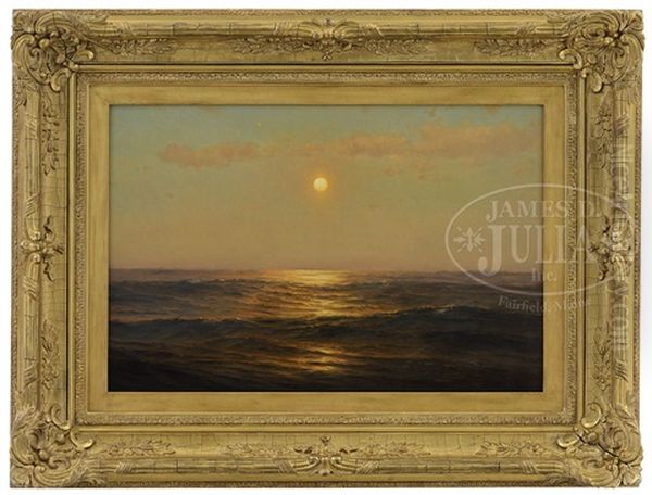 Luminous Seascape Oil Painting by Warren W. Sheppard