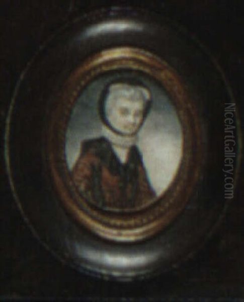 Portrait Of Lady Charlotte Finch Oil Painting by William Sherlock