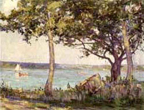 Afternoon Sodus Bay, Lake Ontario Oil Painting by Mary Clare Sherwood