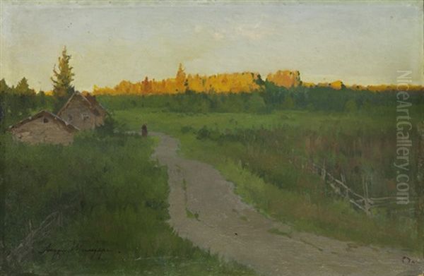 Weg Zum Wald Oil Painting by Andrei Nikolaevich Shilder