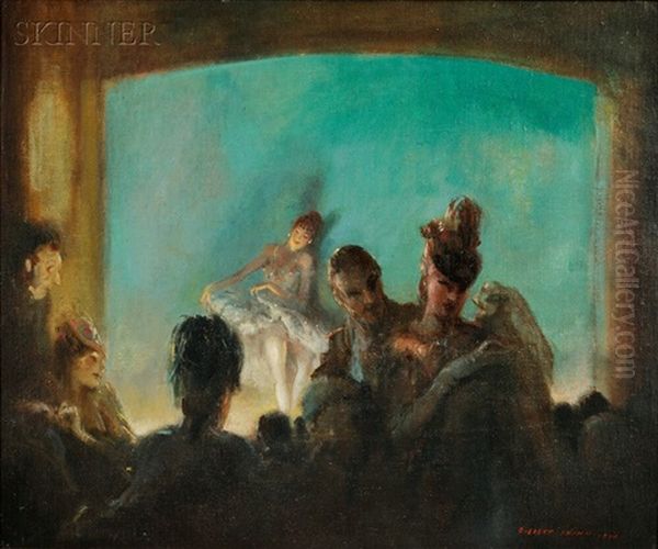 Paris Theatre Oil Painting by Everett Shinn